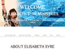 Tablet Screenshot of elisabethsyreministries.net